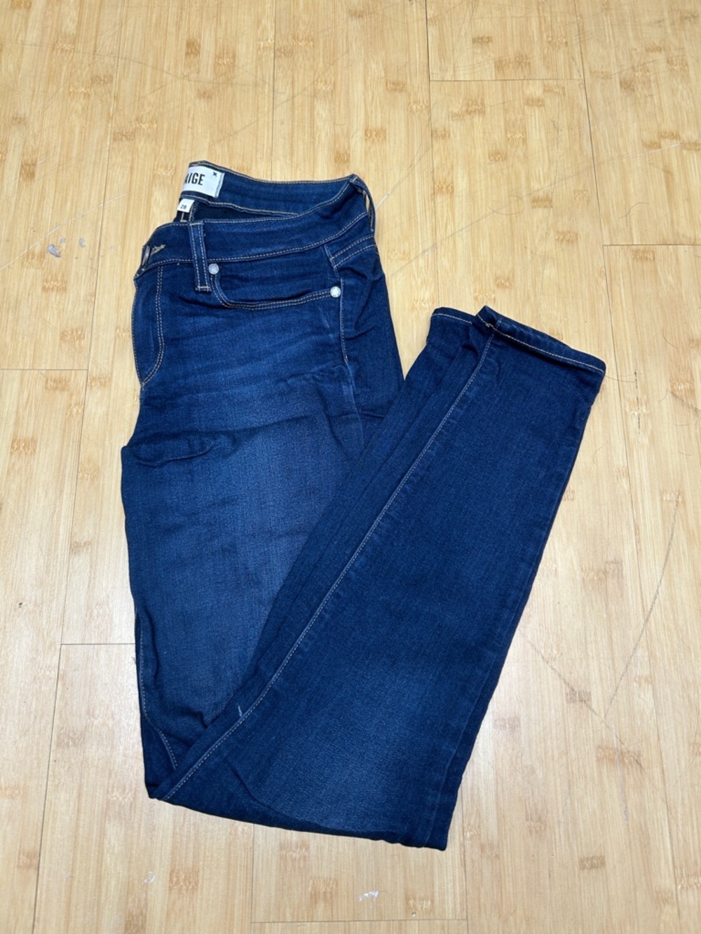 Paige Verdugo Ultra Skinny Dark Wash